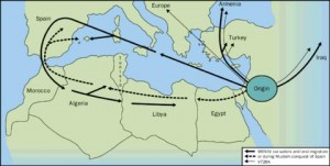 Fiebre Mediterránea Familiar - Mapa